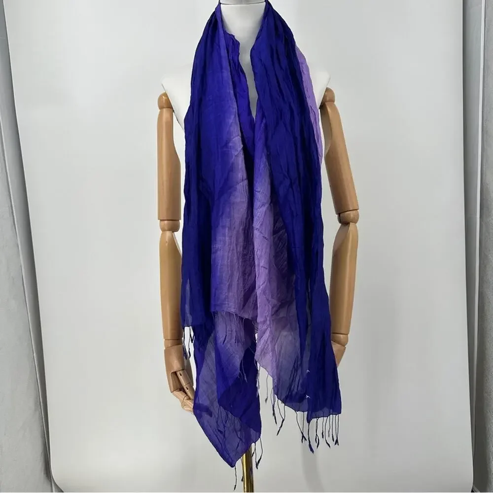 Orvis Purple Ombre Silk Scarf